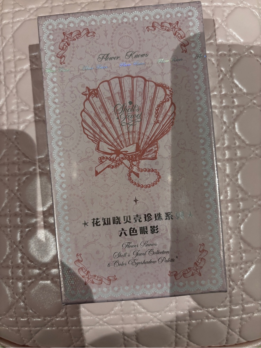 Flower Knows Pink Shell 6-Color Eyeshadow Palette
